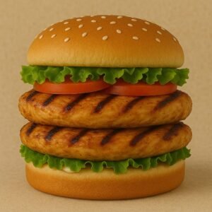 برجر دجاج بلدي ( دبل )